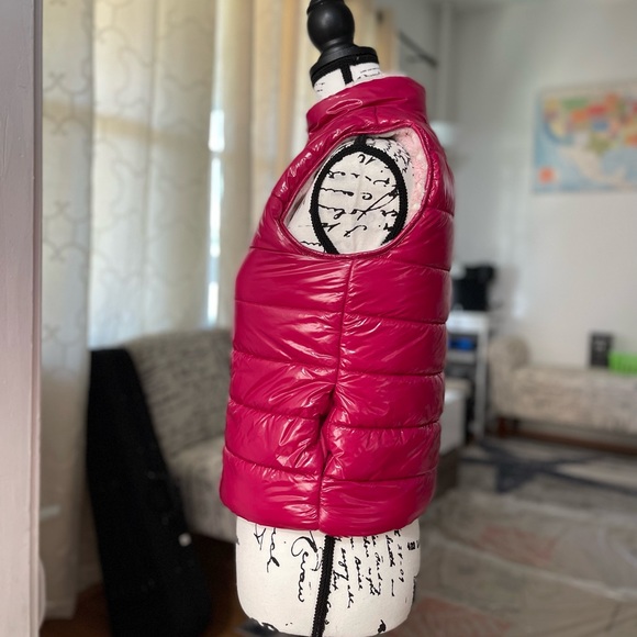 EUC Girl’s Size Large Epic Threads Reversible Puffer Vest Girl’s Aged 10-12 Yrs - Picture 3 of 12